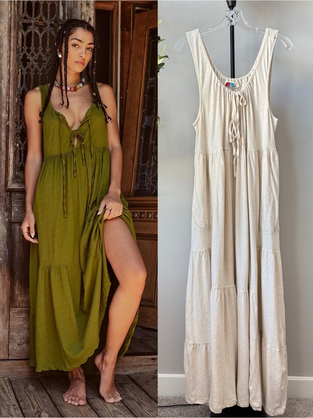 Free People Georgia Maxi Tiered Dress